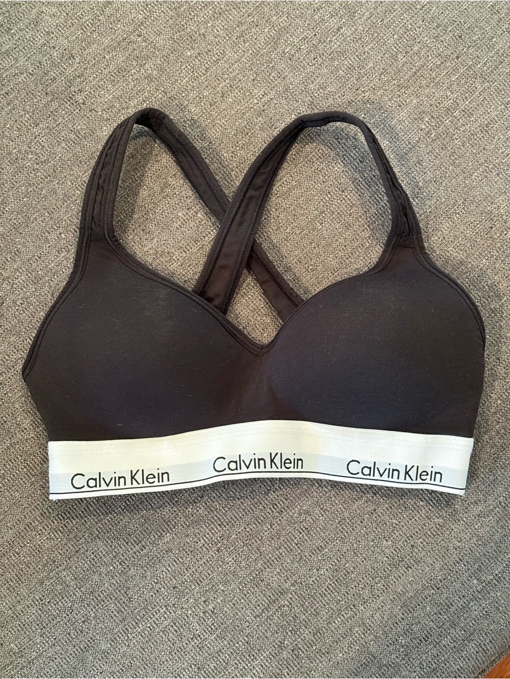 Calvin Klein Women's Modern Cotton Padded Bralette - Picture 2 of 6